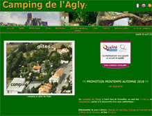 Tablet Screenshot of camping-agly.com